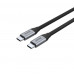 1M, USB3.1 Gen2 CM To CM Briad Cable with Data/PD/4K Display, Dark Green, UNITEK Gift Box
E-Mark Chipset, 10Gbps, PD 100W, 4K 60Hz